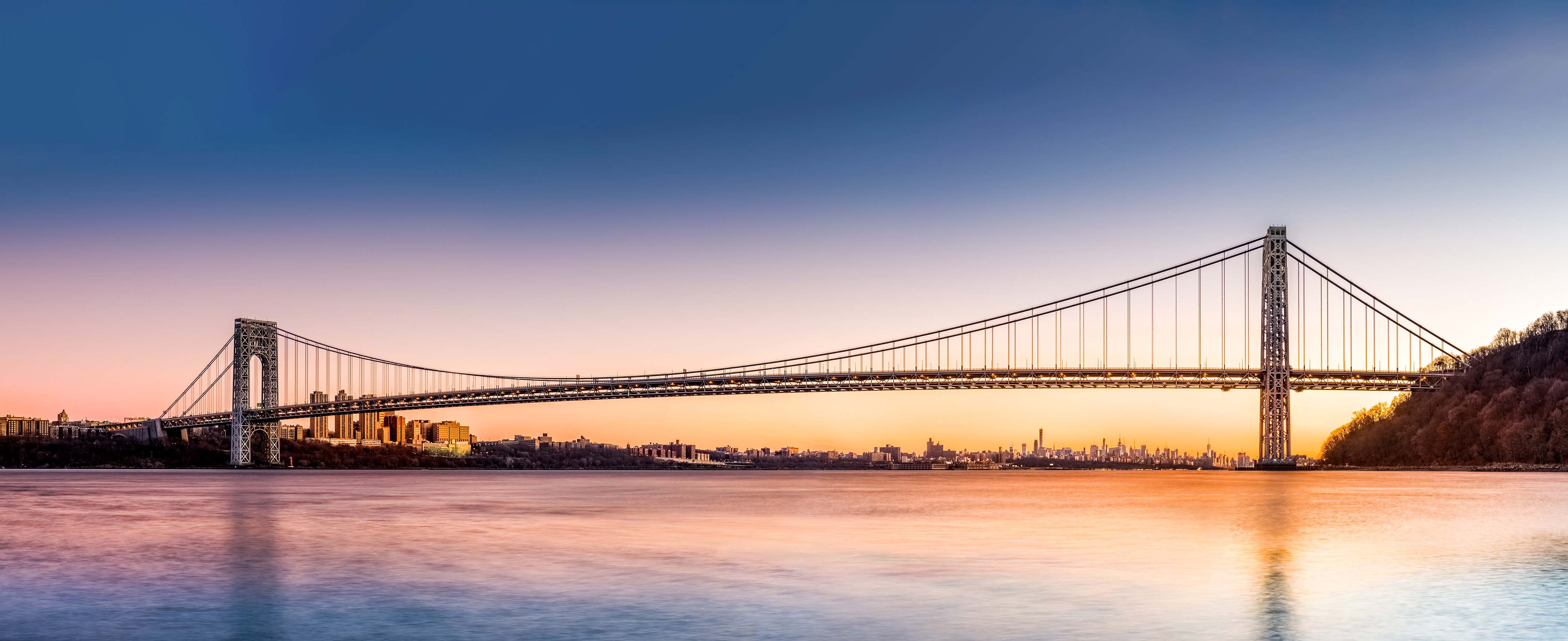 George Washington Bridge panorama at  JP Management